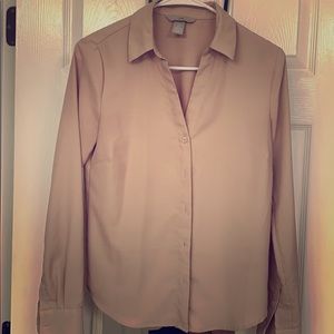 Mauve pink H&M blouse
